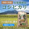 《令和6年産》【無洗米】八ヶ岳・大泉高原産 有機質肥料使用低農薬コシヒカリ「八ヶ岳の米 湧水」10kg [山梨県・峡北]：ぐりーんふぁーむ 【無洗米】八ヶ岳の米　湧水 10kg